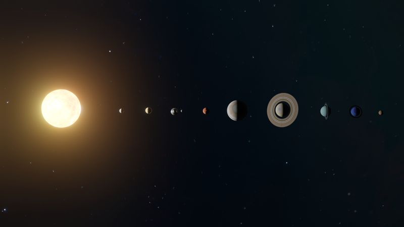 Planètes et astres représentant les transits astrologiques de 2026