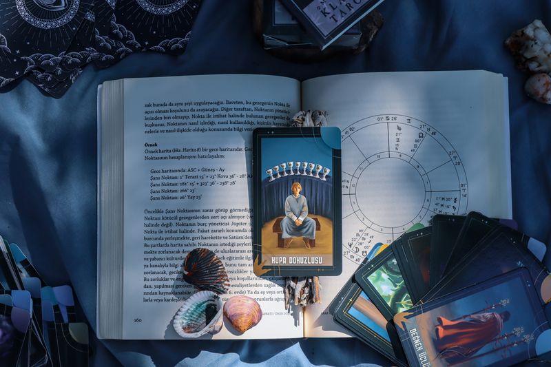 Cercle astrologique avec les douze maisons du zodiaque