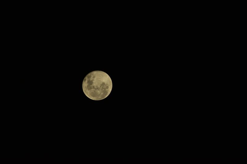 Lune pleine éclairant un paysage nocturne, symbole de l'astrologie lunaire